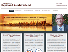 Tablet Screenshot of mcfarlandlegal.com